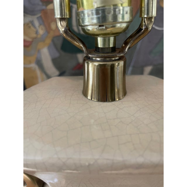 Late 20th Century Paul Hanson Yellow Temple Jar Lamp For Sale - Image 10 of 11