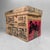 Japanese Tea Chest Covered with Newspaper, 1960s For Sale - Image 14 of 14