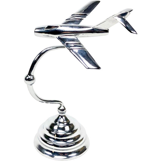 MiG15 LIM Plane Statuette, Poland, 1950s For Sale - Image 14 of 14