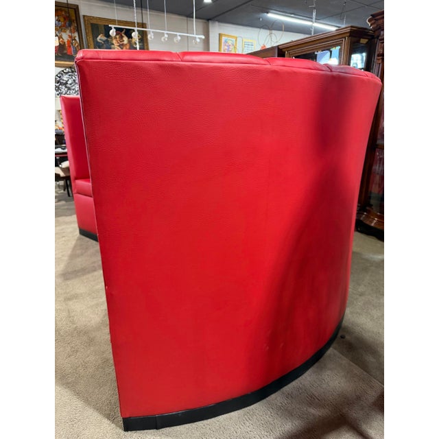 Red Dining Booth For Sale - Image 4 of 9