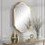 Modern Gold Leaf Scallopped Mirror For Sale - Image 3 of 6