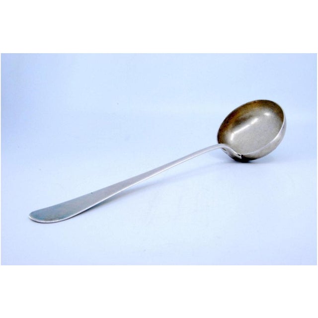 Silver Soup Ladle in Silver For Sale - Image 8 of 10