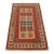 Gabbeh Rug 3’5” X 5’4” Red Wool Vintage Tribal Hand-Knotted Oriental Carpet For Sale