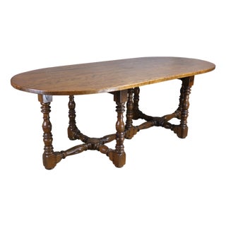 Oak Dining Table, 1970s For Sale