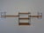 Original string shelf system: 4 floors made of ash wood. (Length 39 cm. Depth 30 cm.) 1 floor made of ash wood. (Length 58...
