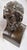 Goldenrod Large Antique Bronze Bust, 1890 For Sale - Image 8 of 10