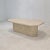 Very nice Italian coffee or side table handcrafted out of travertine, 1980s. It is made of beautiful travertine. Please...