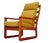 Mid-Century Modern Teak Easy Lounge Chair by Johannes Andersen for Silkeborg, 1960s For Sale