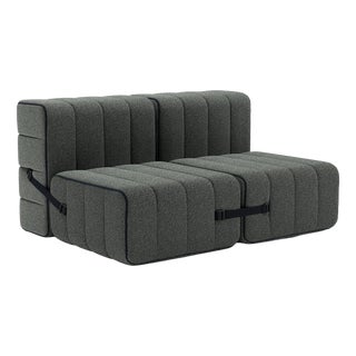 Two-Seater Modular Sofa in Sera Fabric by Ambivalenz, Set of 4 For Sale