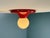 Vintage Italian Red Metal Light by Achille Castiglioni for Flos, 1970s For Sale - Image 6 of 18