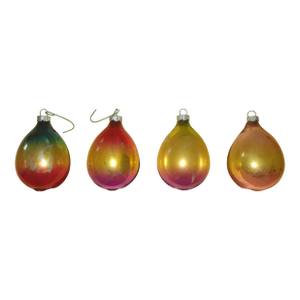 Shiny Brite Ombre Glass Christmas Tree Ornaments in Original Box