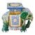 Vintage Green Elephant Garden Stool For Sale