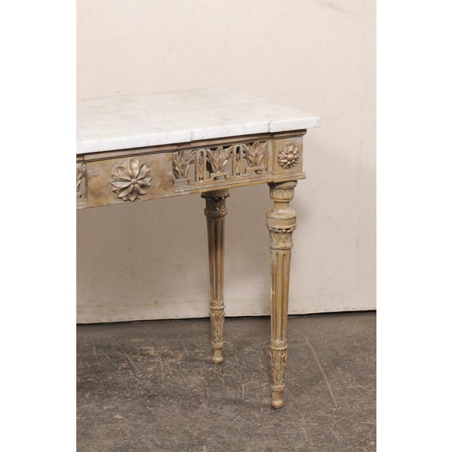 18th C. Italian Console W/ Orig. Marble Top For Sale In Atlanta - Image 6 of 12