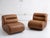 Space Age Italian Leather Lounge Chair For Sale - Image 11 of 12