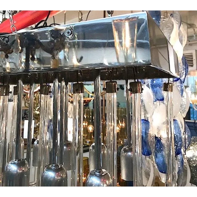 1970s Venini Gocce Chandelier Designed by Ludovico Diaz De Santillana For Sale - Image 9 of 12