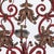A French Painted Iron Chandelier, C 1945 For Sale - Image 4 of 6