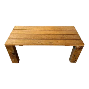 Vintage Pine Slat Coffee Table