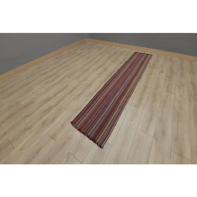 Size: 1.7 x 8.8 ft ( 53 x 271 cm) 20 x 106 inches Color: Organic Natural Dye ( Red,Blue,Green,Brown ) Material: 100% Hand...