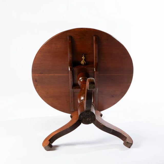 19th Century Walnut Tilt Top Table For Sale - Image 9 of 12
