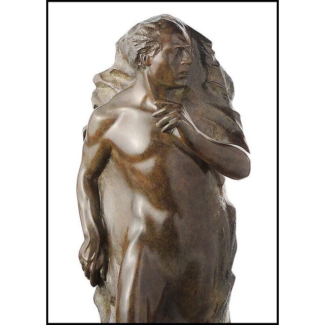 Realism Adam Bronze Sculpture, Frederick Hart For Sale - Image 3 of 4