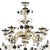 Vintage Murano Glass Chandelier, 1950s For Sale - Image 4 of 6