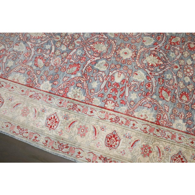 Antique Zabihi Collection Persian Tabriz Room Rug - 9'2" x 12'4" For Sale - Image 9 of 10
