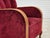 Danish Armchair in Cherry-Red Furniture Velour, 1960s For Sale - Image 6 of 18