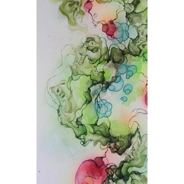 Marco Evaristt komposition, acrylic on canvas