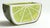 Ceramic Vintage Lime Motif Vase or Napkin Holder For Sale - Image 7 of 16