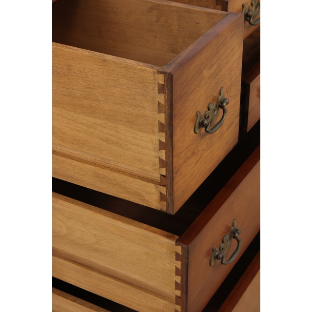 Brown Stickley Cherry 6 Drawer Server Cabinet For Sale - Image 8 of 16
