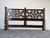 Hollywood Regency 1970s Baker Hollywood Regency Style Walnut Fretwork King Size Headboard For Sale - Image 3 of 13