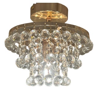 Italian Crystal Ceiling Light from Swarovski, 2000s For Sale