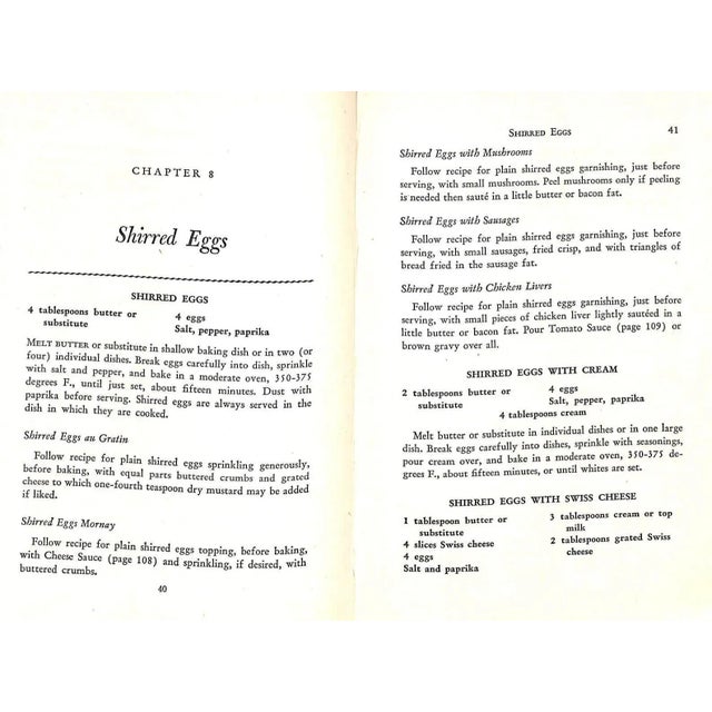 Paper "Egg Cookery: For Breakfast Luncheon and Dinner" 1945 Wallace, Lily Haxworth For Sale - Image 7 of 8