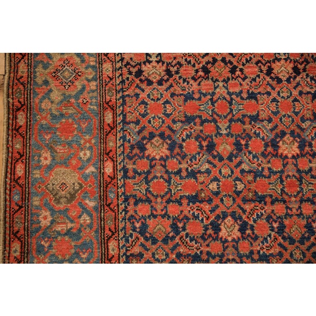 Red Vintage Malayer Carpet - 6'10" X 12'11" For Sale - Image 8 of 15
