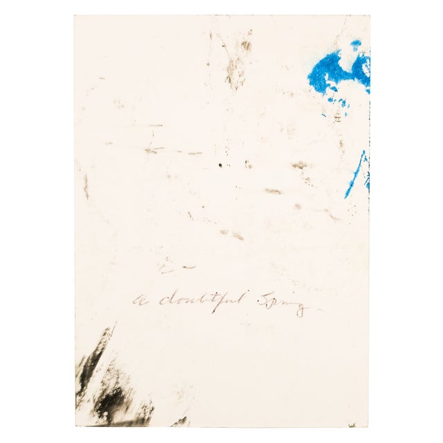 Black A Doubtful Spring - Eva Bouzard-Hui, C. 1998 For Sale - Image 8 of 10