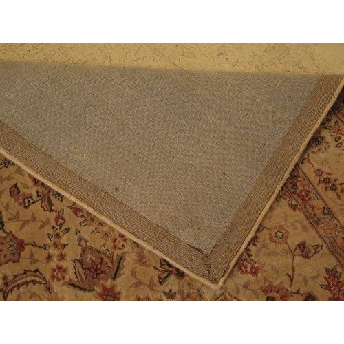 Brown Vintage Approx: 5 X 8 Wool Area or Throw Rug For Sale - Image 8 of 8