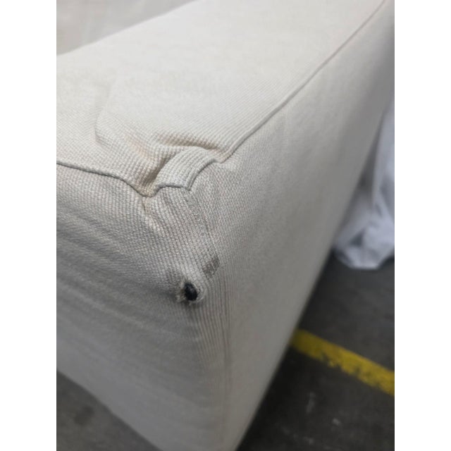 Armani Casa 3-Seat Sofa – Modern Cream Upholstery For Sale In Los Angeles - Image 6 of 8