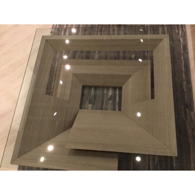 Nautilus Cocktail Square with Glass For Sale - Image 11 of 12