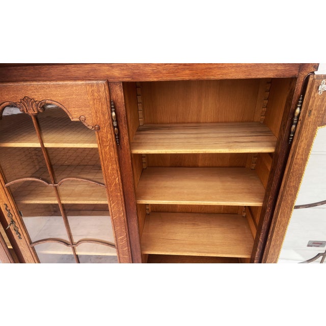 Bookcase in Oak with Adjustable Shelves, 1950s For Sale - Image 16 of 18