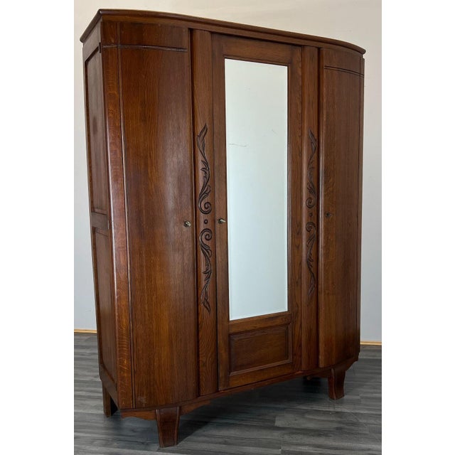 French Wardrobe with Mirror For Sale - Image 14 of 14