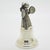 Vintage Italian Silver Brandimarte Silversmith Angel with Instrument Bell, Florence, 1980s For Sale - Image 3 of 15