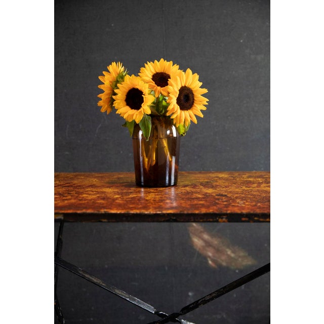 Black Vintage Bistro Table, 1950s For Sale - Image 8 of 11