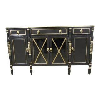 Maison Jansen Black Sideboard For Sale