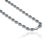 Estate Blue Sapphire Diamond Art Deco Tennis Necklace in 18k White Gold For Sale - Image 9 of 16