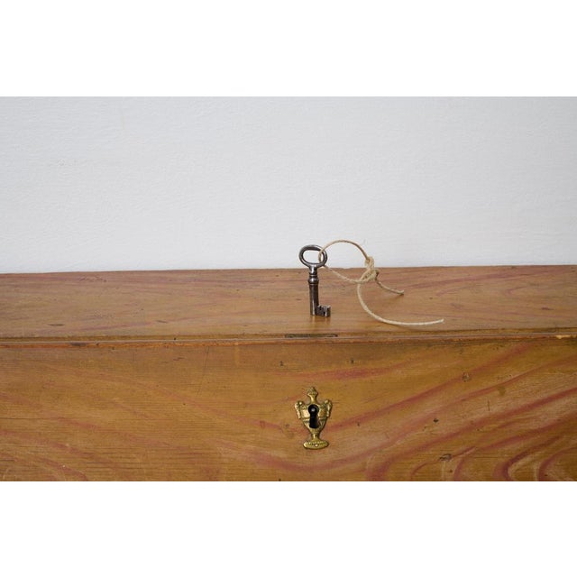 Swedish Folk Art Secretaire in Pine For Sale - Image 13 of 16