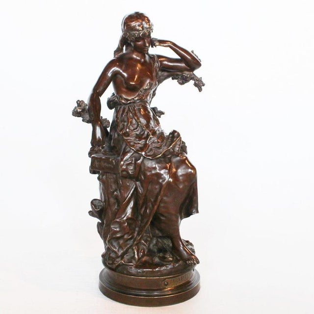Hippolyte François Moreau, Captive, 1890, Bronze For Sale - Image 6 of 13