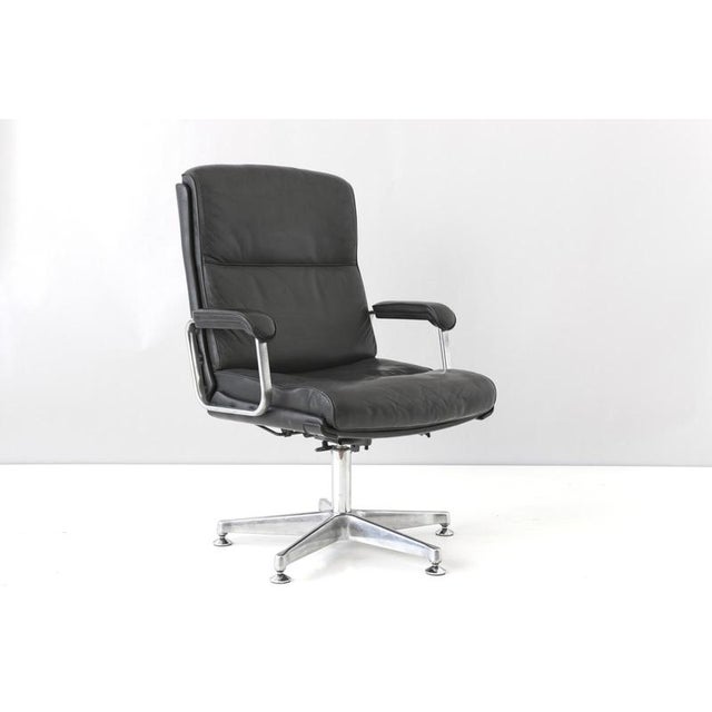 Wood Conference Chair with Tilting Mechanism from Drabert, Germany, 1970s For Sale - Image 7 of 14