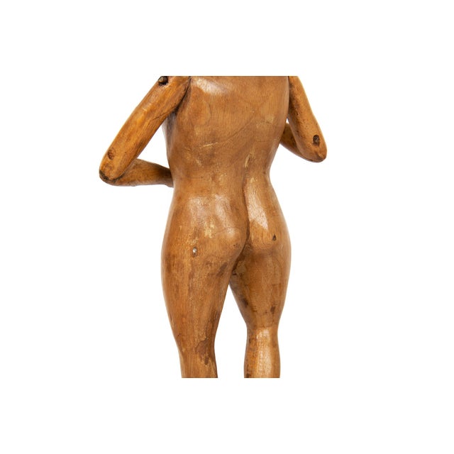 Group of 15 Carved Wood Sculpture Figural Studies or Artist Models, 20th Century For Sale - Image 11 of 18