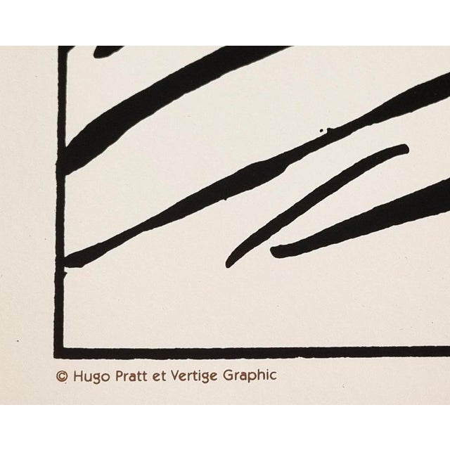 Hugo Pratt Rasputin - The Confrontation (Corto Maltese), 1990 Original screen print Vertige Graphic Edition (Italy) Good...