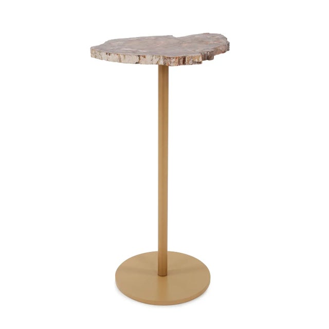 Arturo Petrefied Side Table For Sale In Chicago - Image 6 of 6
